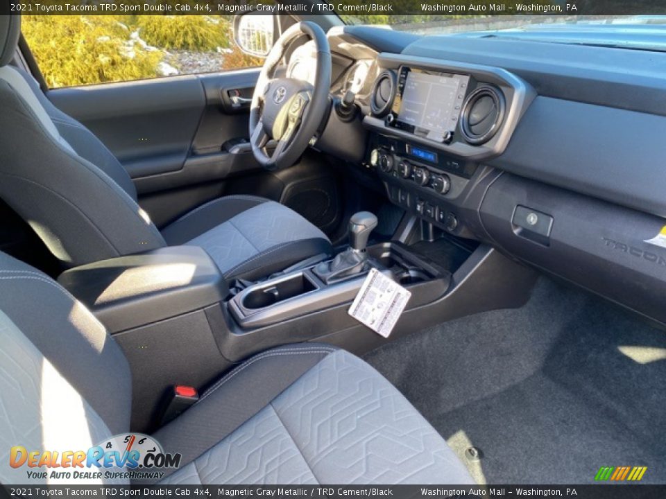 2021 Toyota Tacoma TRD Sport Double Cab 4x4 Magnetic Gray Metallic / TRD Cement/Black Photo #10