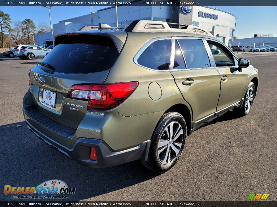 2019 Subaru Outback 2.5i Limited Wilderness Green Metallic / Warm Ivory Photo #20