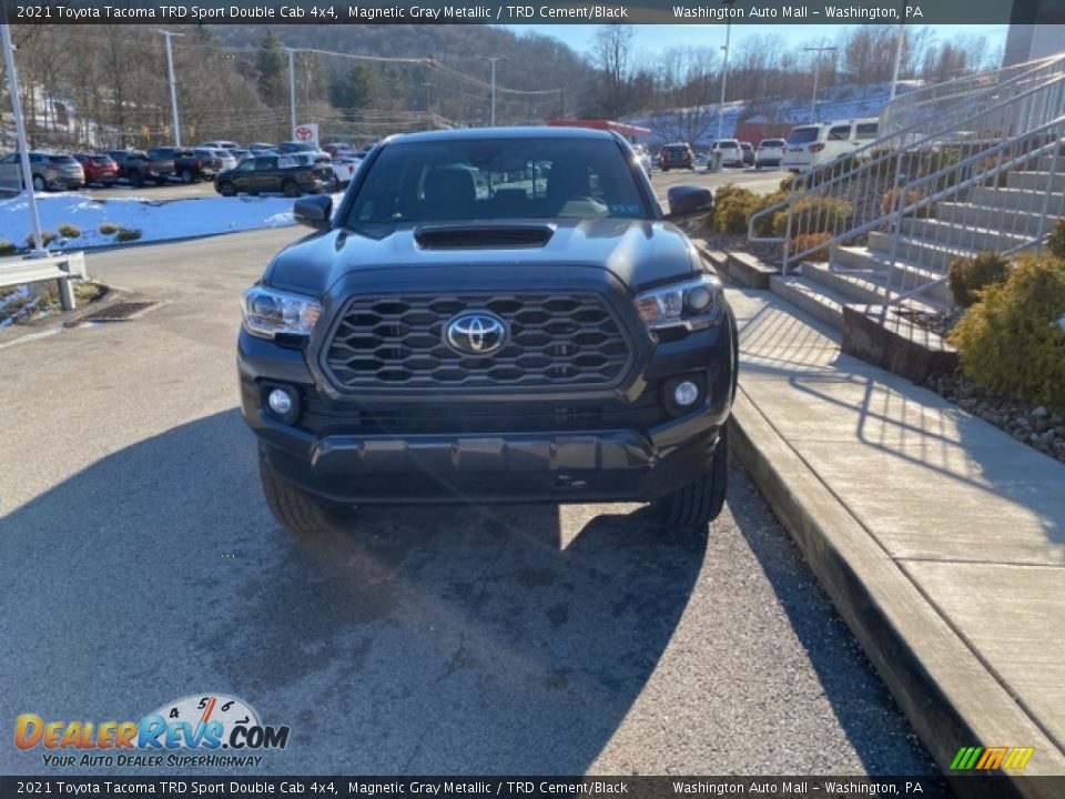 2021 Toyota Tacoma TRD Sport Double Cab 4x4 Magnetic Gray Metallic / TRD Cement/Black Photo #11