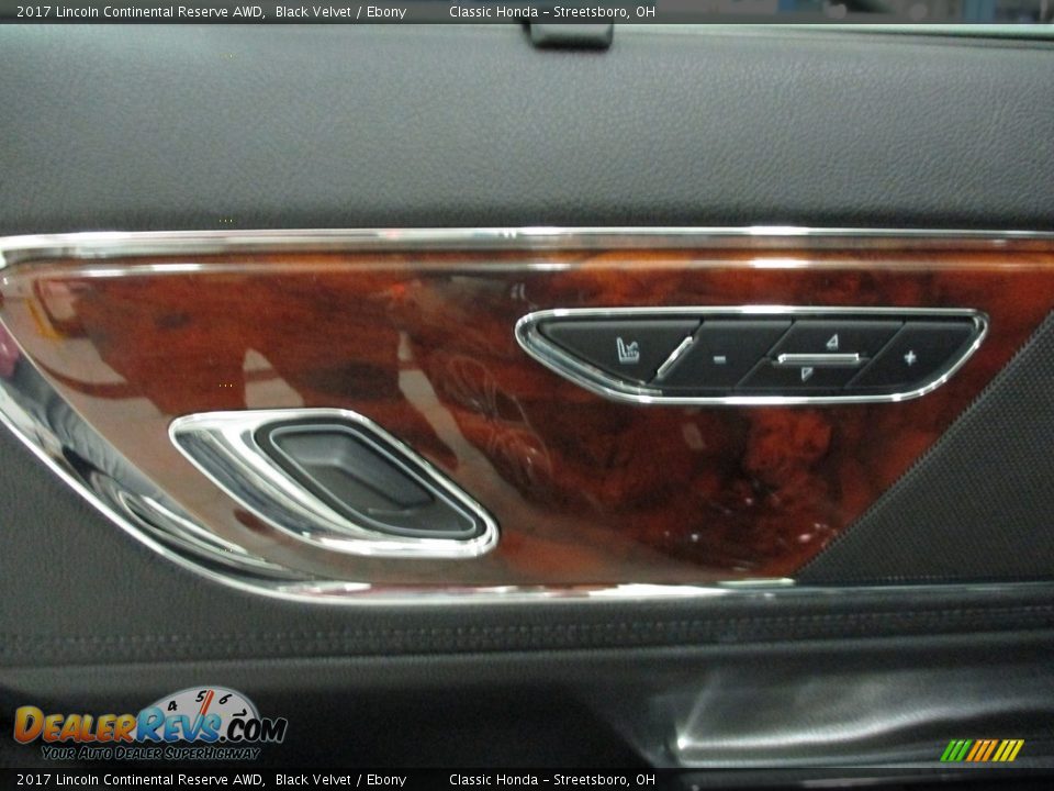 2017 Lincoln Continental Reserve AWD Black Velvet / Ebony Photo #29