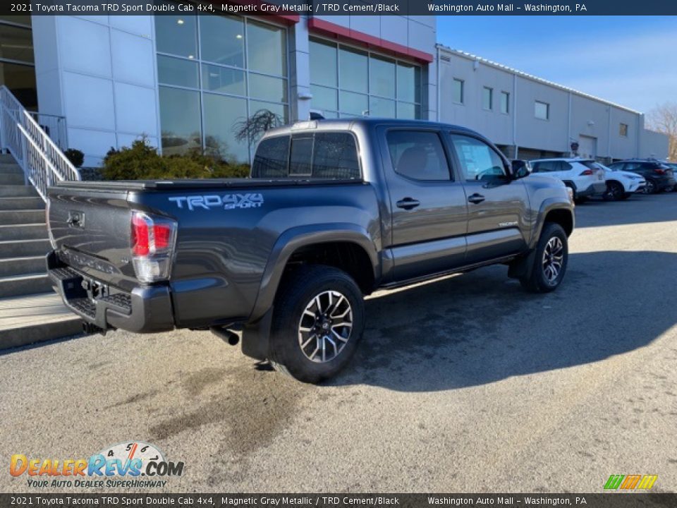 2021 Toyota Tacoma TRD Sport Double Cab 4x4 Magnetic Gray Metallic / TRD Cement/Black Photo #13