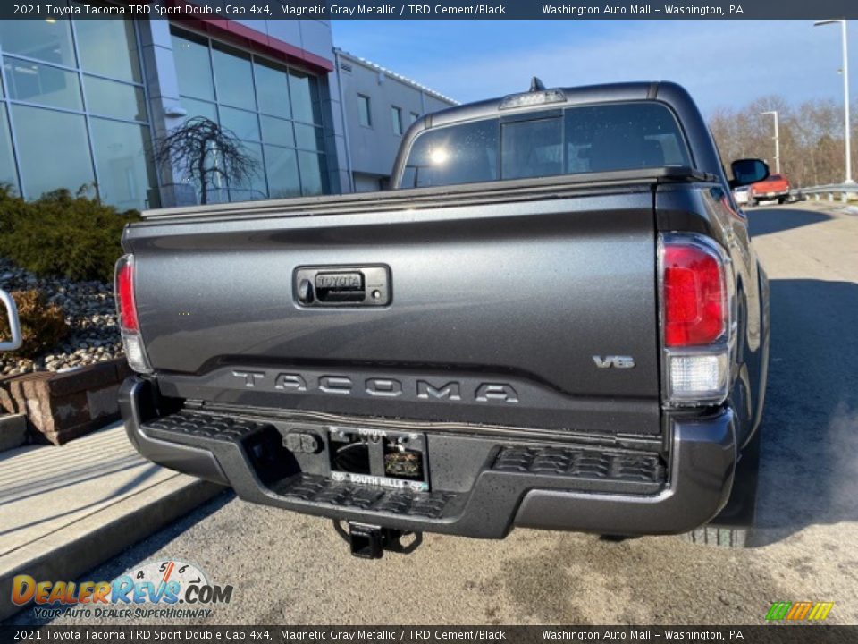 2021 Toyota Tacoma TRD Sport Double Cab 4x4 Magnetic Gray Metallic / TRD Cement/Black Photo #14