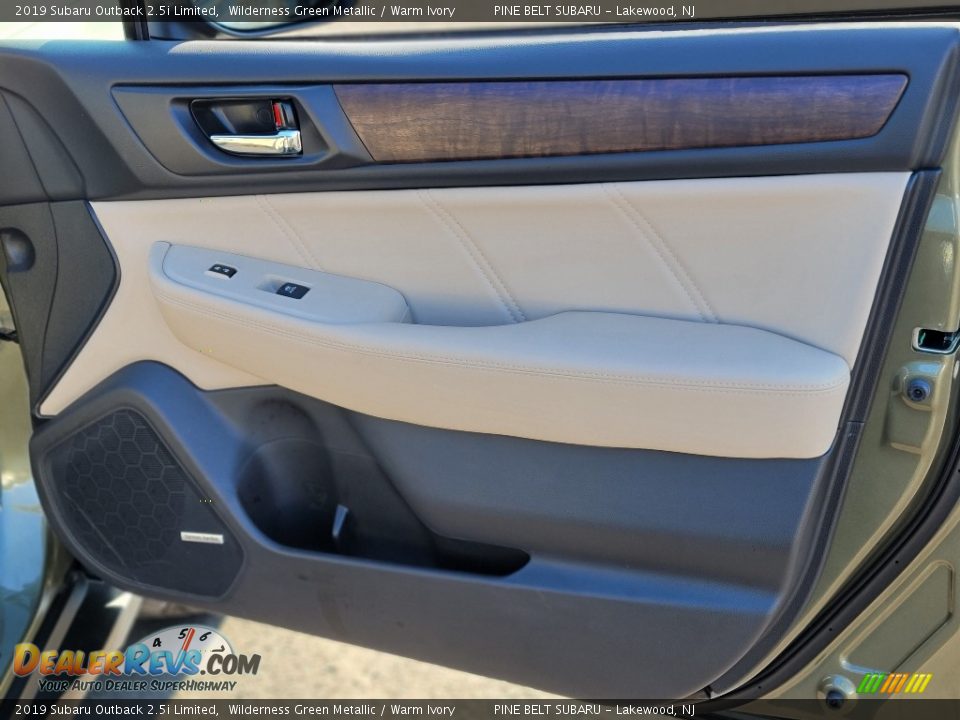 2019 Subaru Outback 2.5i Limited Wilderness Green Metallic / Warm Ivory Photo #23