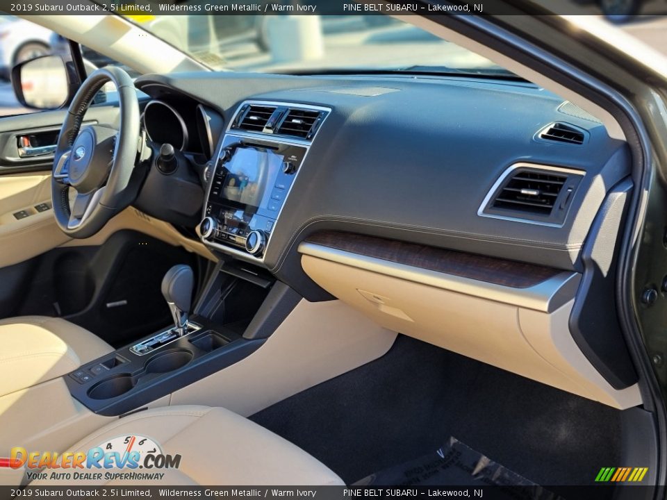 2019 Subaru Outback 2.5i Limited Wilderness Green Metallic / Warm Ivory Photo #24