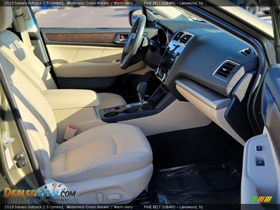2019 Subaru Outback 2.5i Limited Wilderness Green Metallic / Warm Ivory Photo #25