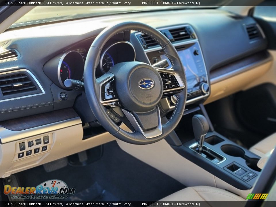 2019 Subaru Outback 2.5i Limited Wilderness Green Metallic / Warm Ivory Photo #34