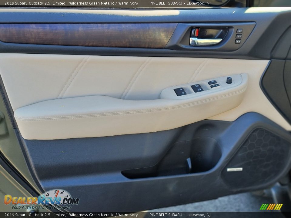 2019 Subaru Outback 2.5i Limited Wilderness Green Metallic / Warm Ivory Photo #35