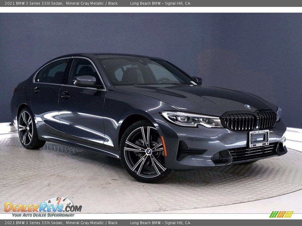 2021 BMW 3 Series 330i Sedan Mineral Gray Metallic / Black Photo #1