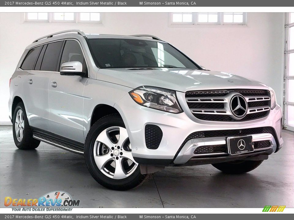 2017 Mercedes-Benz GLS 450 4Matic Iridium Silver Metallic / Black Photo #34