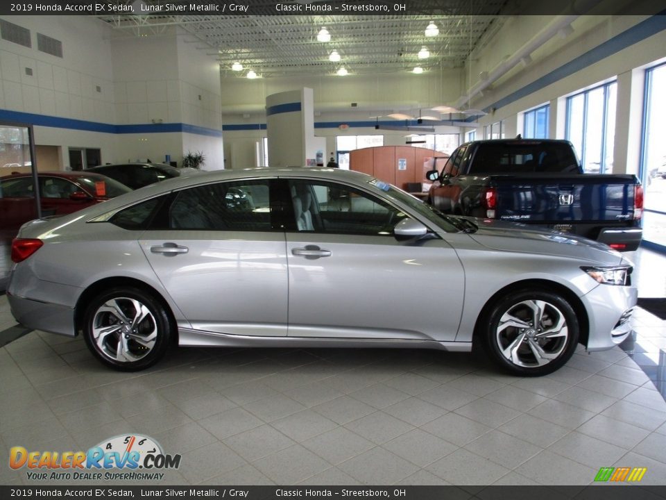 2019 Honda Accord EX Sedan Lunar Silver Metallic / Gray Photo #4