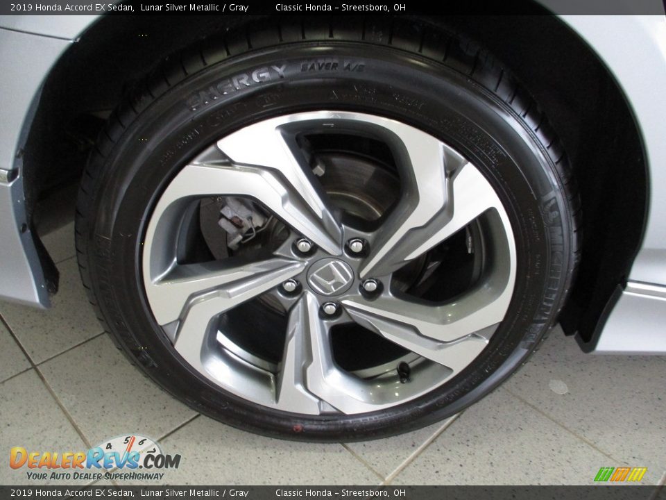 2019 Honda Accord EX Sedan Lunar Silver Metallic / Gray Photo #6