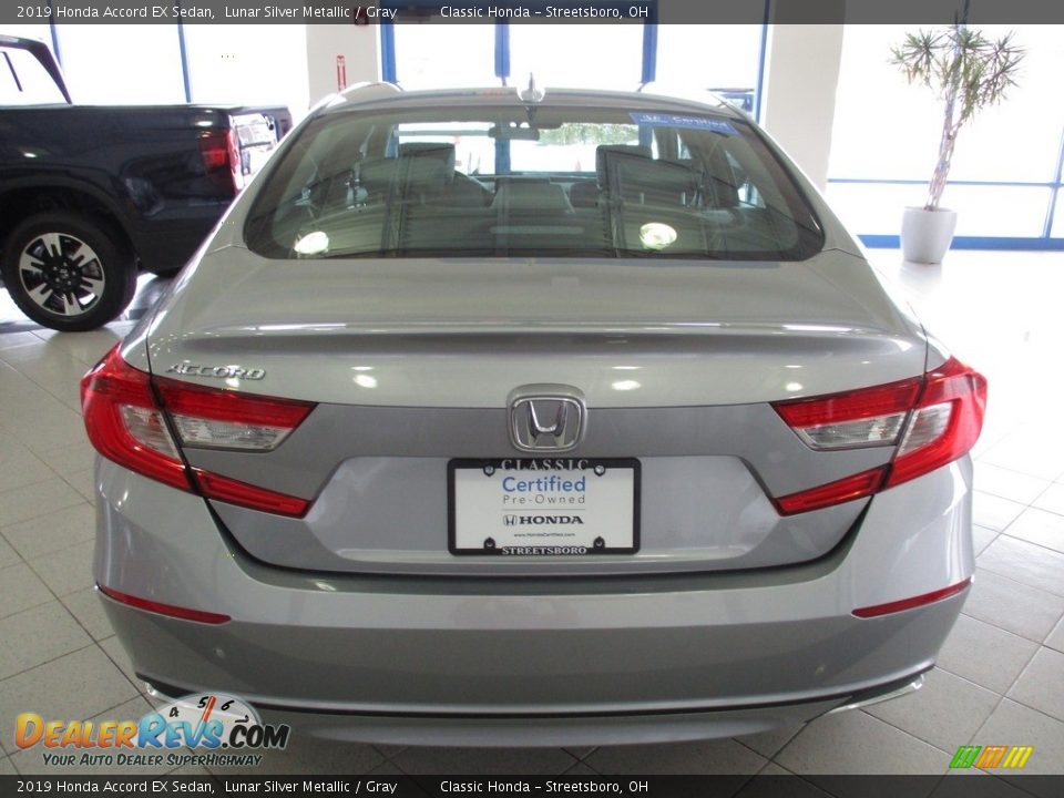 2019 Honda Accord EX Sedan Lunar Silver Metallic / Gray Photo #8