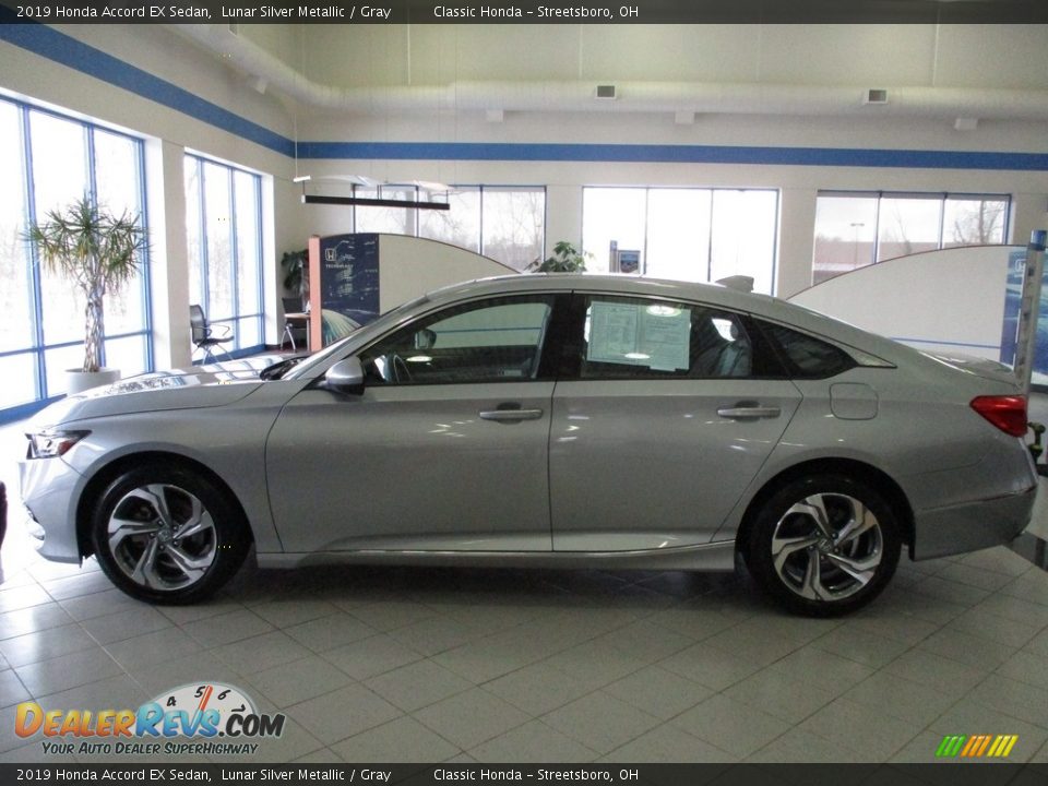 2019 Honda Accord EX Sedan Lunar Silver Metallic / Gray Photo #10