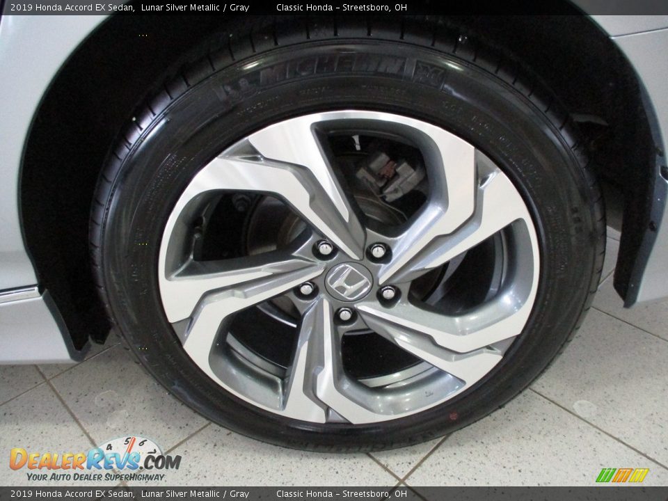 2019 Honda Accord EX Sedan Lunar Silver Metallic / Gray Photo #11