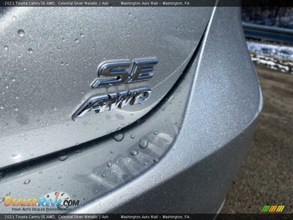 2021 Toyota Camry SE AWD Celestial Silver Metallic / Ash Photo #21