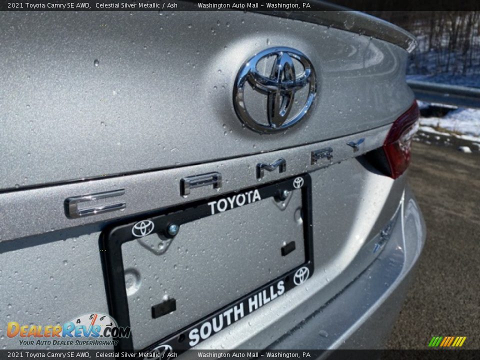 2021 Toyota Camry SE AWD Celestial Silver Metallic / Ash Photo #22