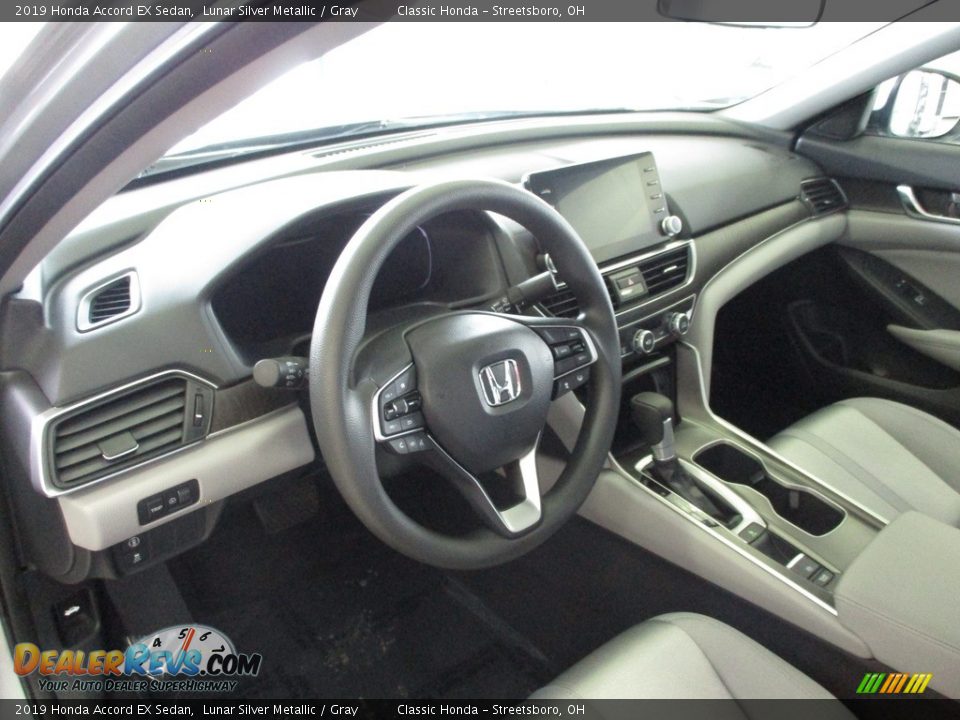 2019 Honda Accord EX Sedan Lunar Silver Metallic / Gray Photo #27