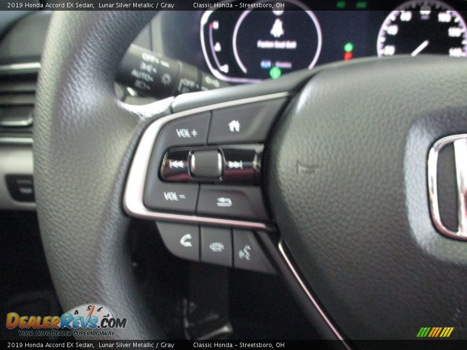 2019 Honda Accord EX Sedan Lunar Silver Metallic / Gray Photo #31