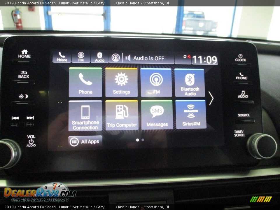 2019 Honda Accord EX Sedan Lunar Silver Metallic / Gray Photo #36