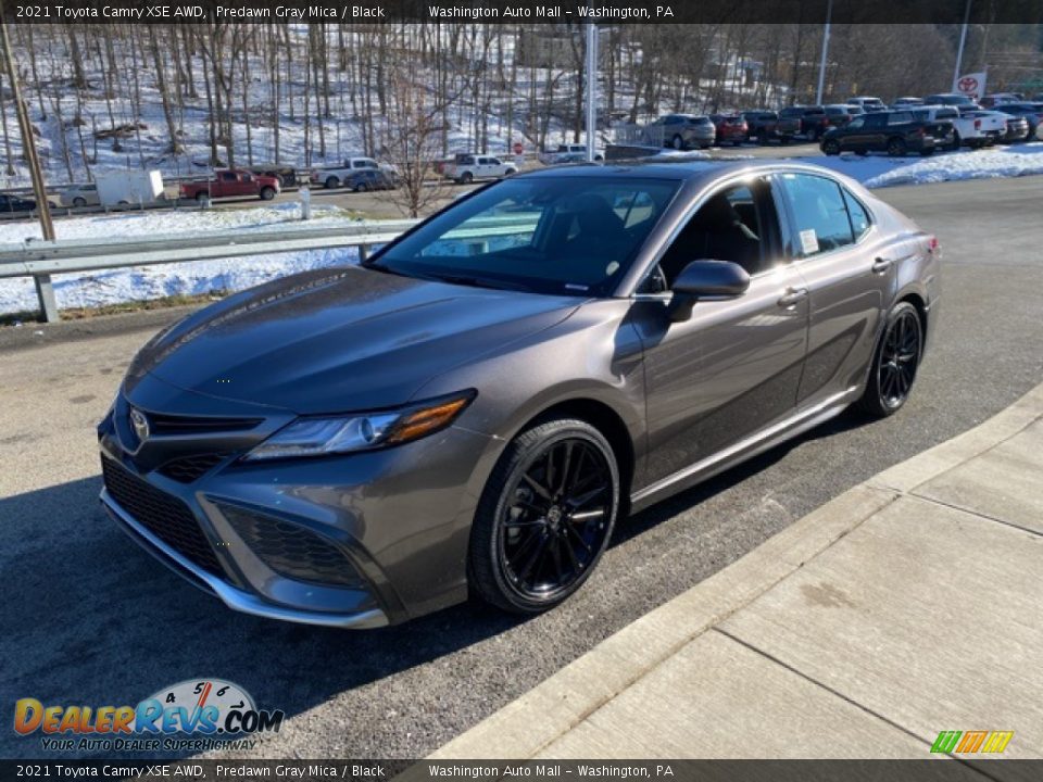 2021 Toyota Camry XSE AWD Predawn Gray Mica / Black Photo #13