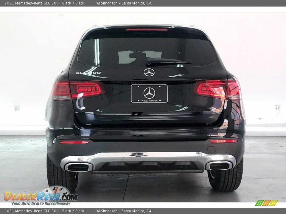 2021 Mercedes-Benz GLC 300 Black / Black Photo #3
