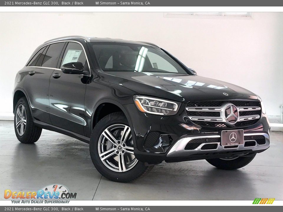 2021 Mercedes-Benz GLC 300 Black / Black Photo #12