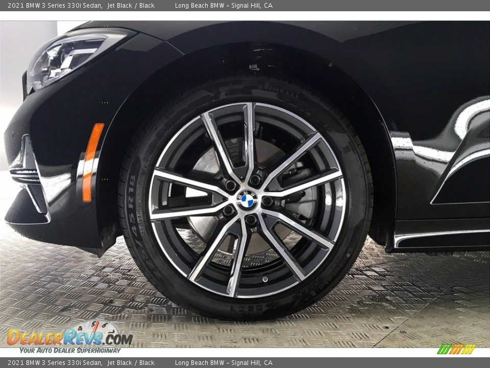 2021 BMW 3 Series 330i Sedan Jet Black / Black Photo #13