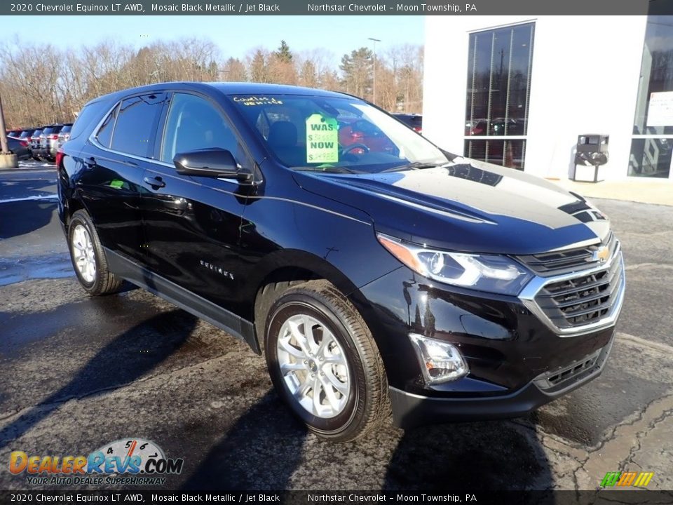 2020 Chevrolet Equinox LT AWD Mosaic Black Metallic / Jet Black Photo #8