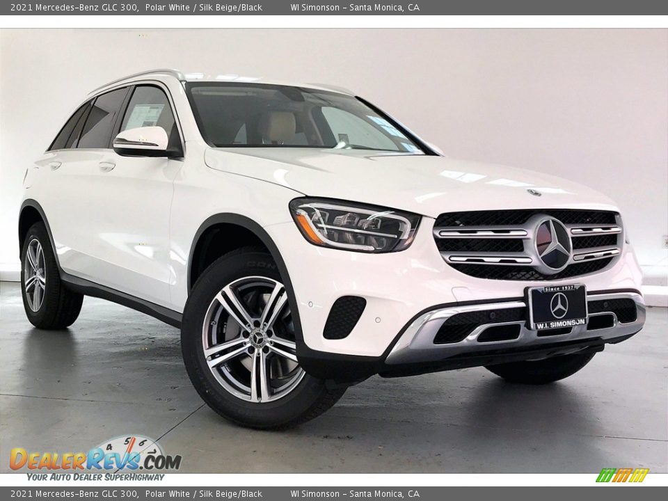 2021 Mercedes-Benz GLC 300 Polar White / Silk Beige/Black Photo #10