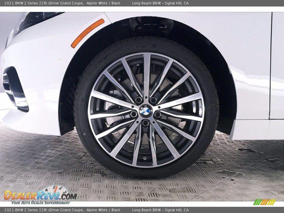 2021 BMW 2 Series 228i sDrive Grand Coupe Alpine White / Black Photo #13