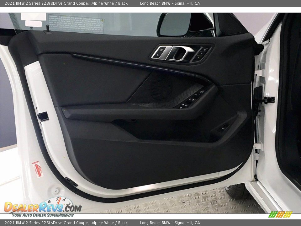 2021 BMW 2 Series 228i sDrive Grand Coupe Alpine White / Black Photo #14