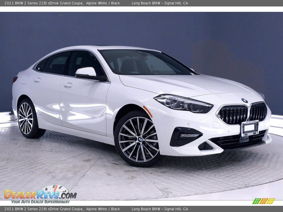 2021 BMW 2 Series 228i sDrive Grand Coupe Alpine White / Black Photo #19