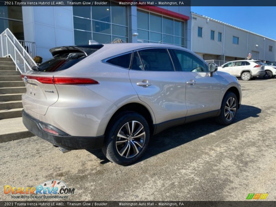 2021 Toyota Venza Hybrid LE AWD Titanium Glow / Boulder Photo #12