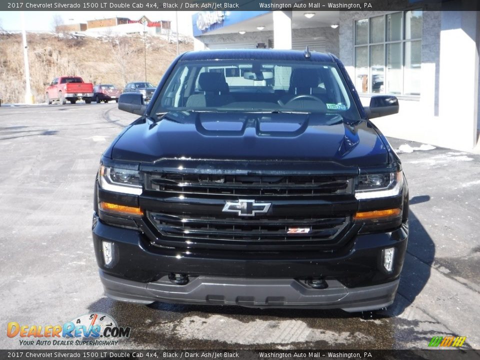 2017 Chevrolet Silverado 1500 LT Double Cab 4x4 Black / Dark Ash/Jet Black Photo #6