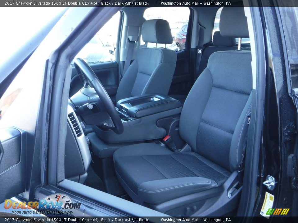 2017 Chevrolet Silverado 1500 LT Double Cab 4x4 Black / Dark Ash/Jet Black Photo #15
