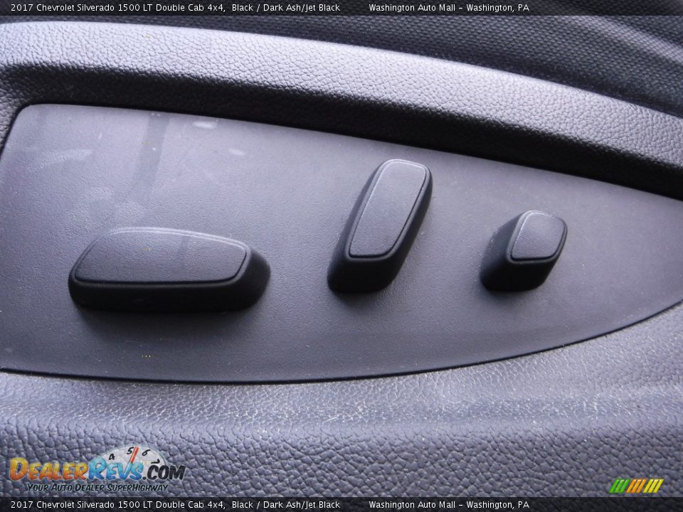 2017 Chevrolet Silverado 1500 LT Double Cab 4x4 Black / Dark Ash/Jet Black Photo #16