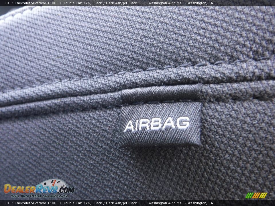 2017 Chevrolet Silverado 1500 LT Double Cab 4x4 Black / Dark Ash/Jet Black Photo #17