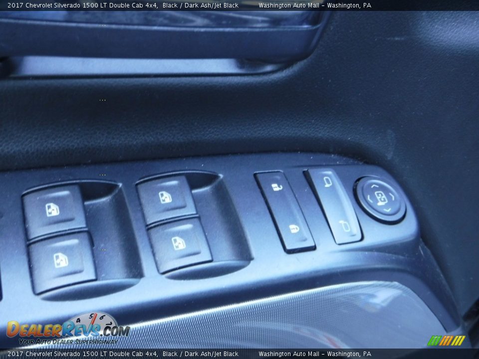2017 Chevrolet Silverado 1500 LT Double Cab 4x4 Black / Dark Ash/Jet Black Photo #18