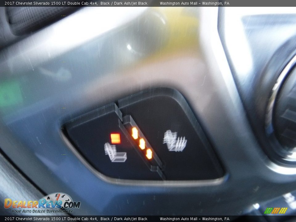 2017 Chevrolet Silverado 1500 LT Double Cab 4x4 Black / Dark Ash/Jet Black Photo #20