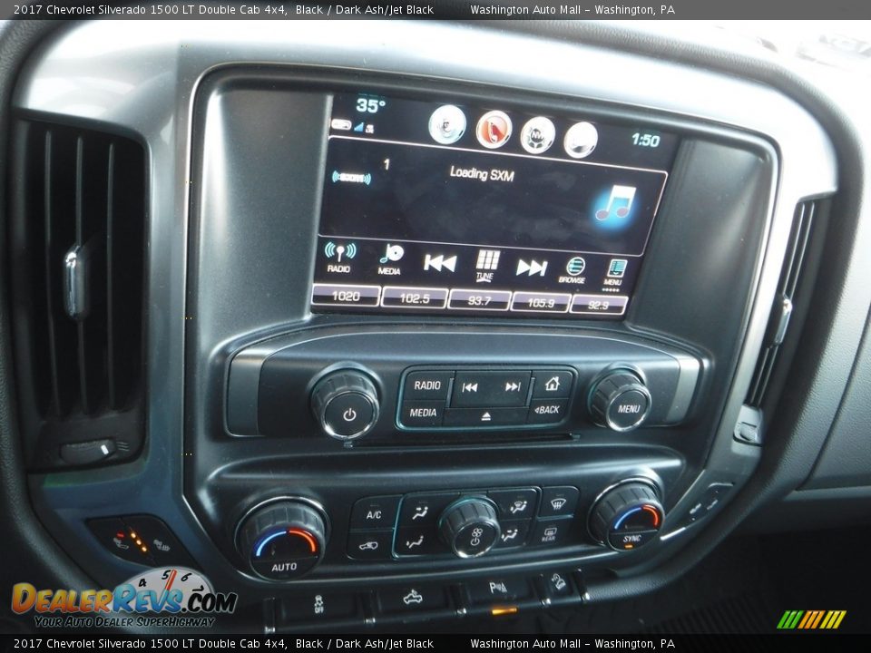 2017 Chevrolet Silverado 1500 LT Double Cab 4x4 Black / Dark Ash/Jet Black Photo #21