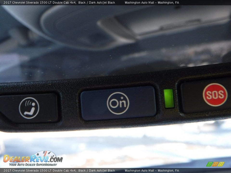 2017 Chevrolet Silverado 1500 LT Double Cab 4x4 Black / Dark Ash/Jet Black Photo #23