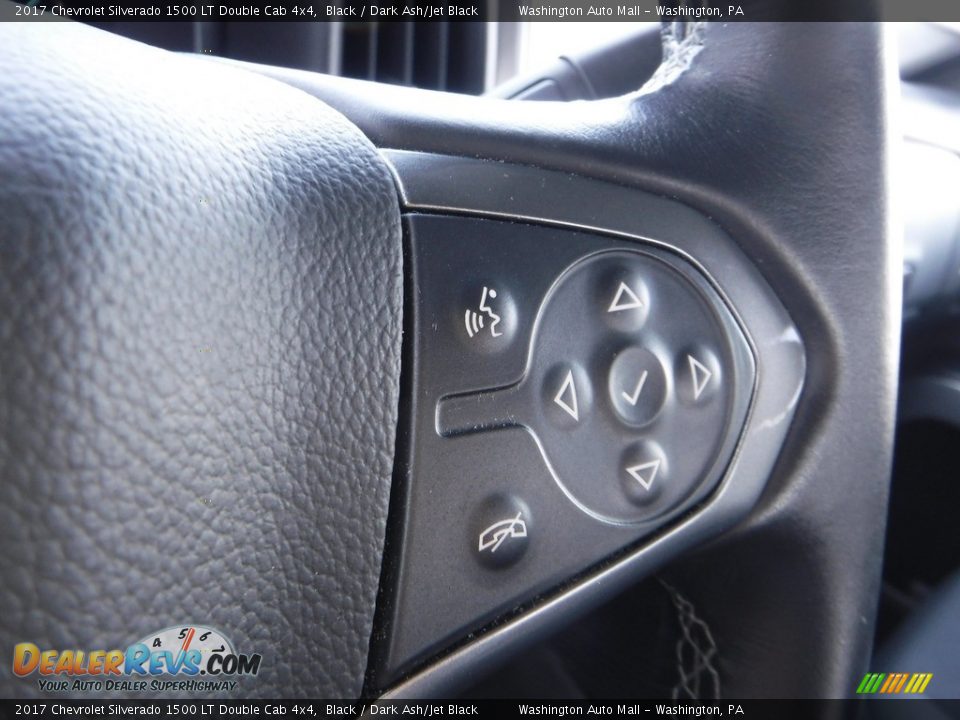 2017 Chevrolet Silverado 1500 LT Double Cab 4x4 Black / Dark Ash/Jet Black Photo #24