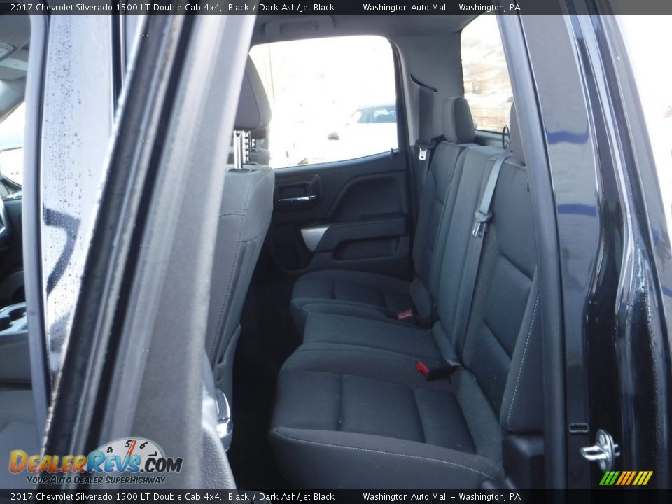 2017 Chevrolet Silverado 1500 LT Double Cab 4x4 Black / Dark Ash/Jet Black Photo #29