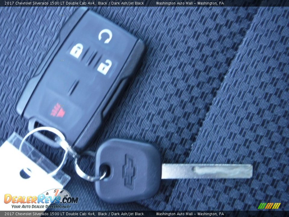 2017 Chevrolet Silverado 1500 LT Double Cab 4x4 Black / Dark Ash/Jet Black Photo #30