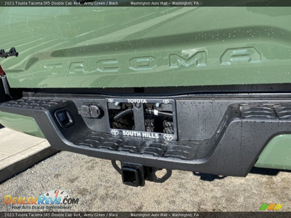 2021 Toyota Tacoma SR5 Double Cab 4x4 Army Green / Black Photo #22