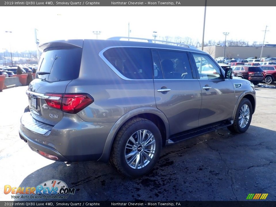 2019 Infiniti QX80 Luxe 4WD Smokey Quartz / Graphite Photo #9