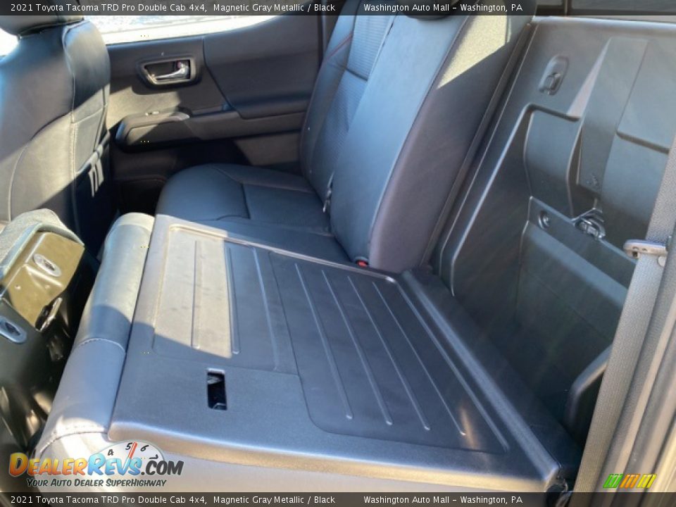 Rear Seat of 2021 Toyota Tacoma TRD Pro Double Cab 4x4 Photo #34