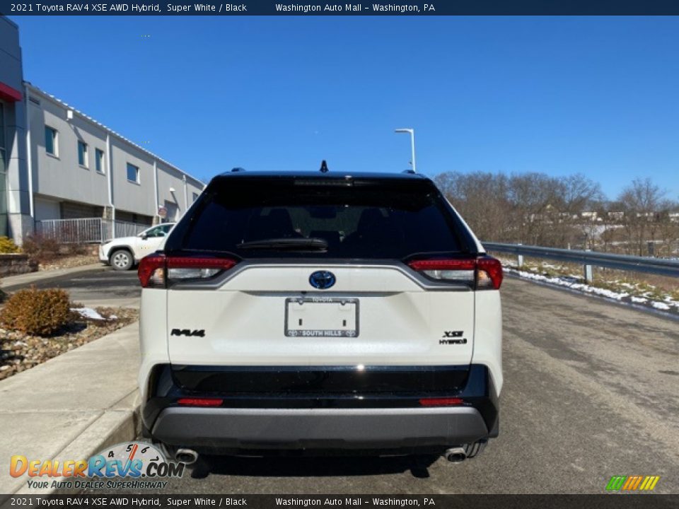 2021 Toyota RAV4 XSE AWD Hybrid Super White / Black Photo #15