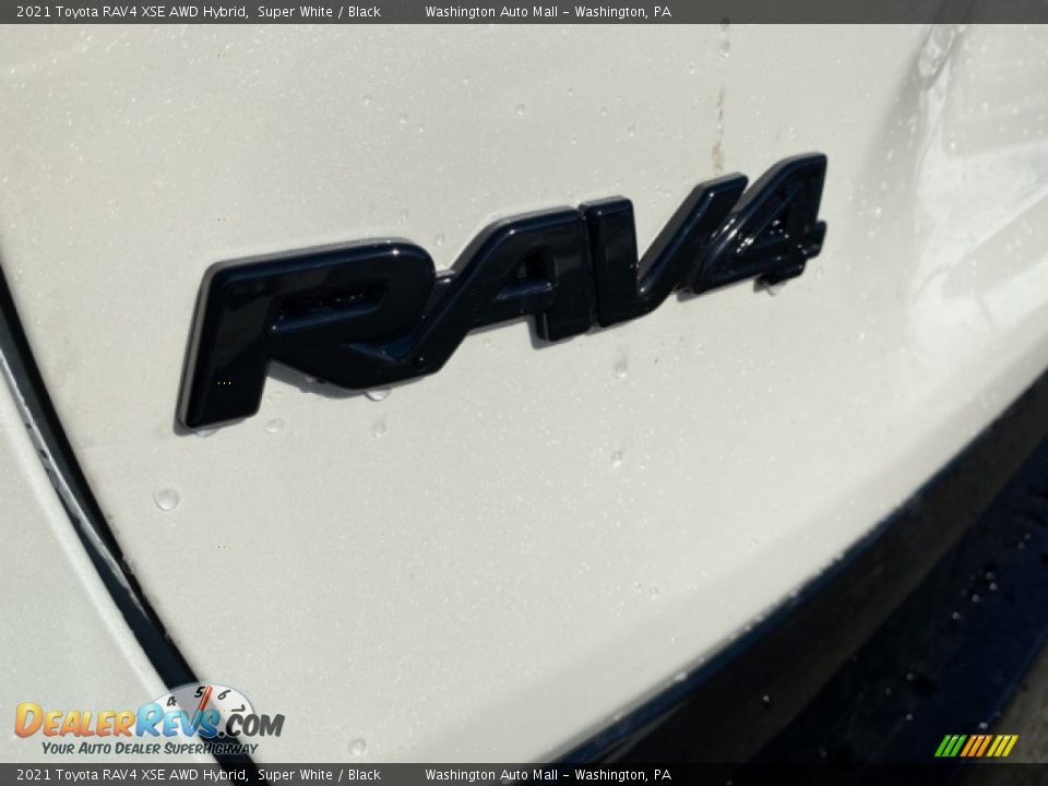 2021 Toyota RAV4 XSE AWD Hybrid Super White / Black Photo #25