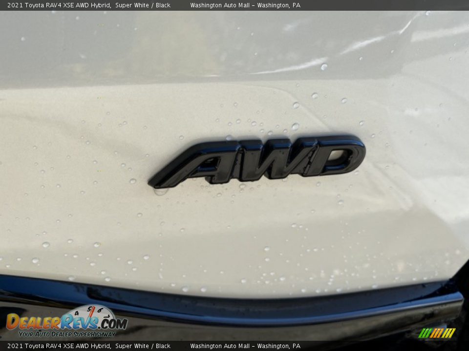 2021 Toyota RAV4 XSE AWD Hybrid Super White / Black Photo #27